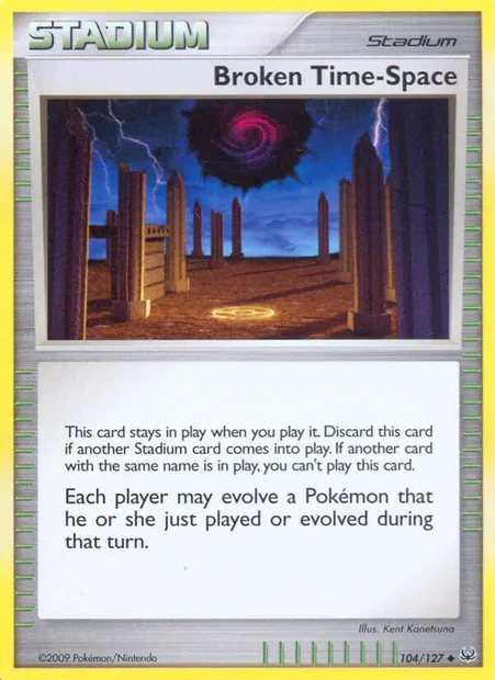Broken Time-Space, Pokémon card PL 104 — Platinum set