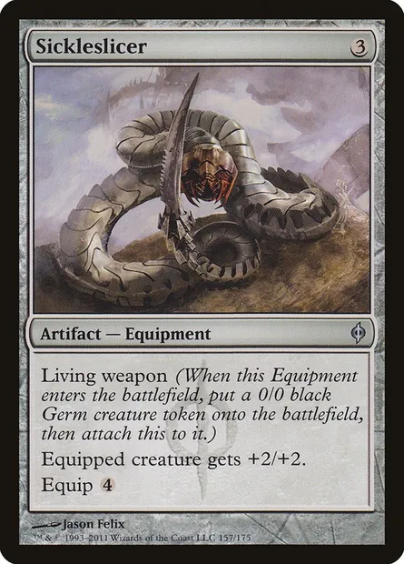 Sickleslicer, Magic card NPH 157 — New Phyrexia set