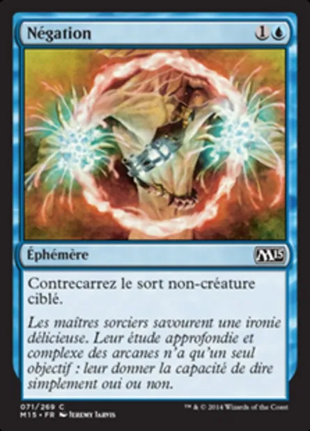 Négation, carte Magic M15 71 — extension Magic 2015