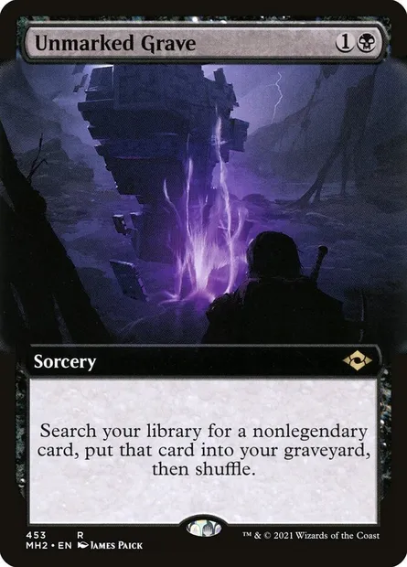 Unmarked Grave, Magic card MH2 453 — Modern Horizons 2 set