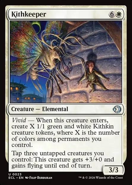 Kithkeeper, Magic card ECL 23 — Lorwyn Eclipsed set