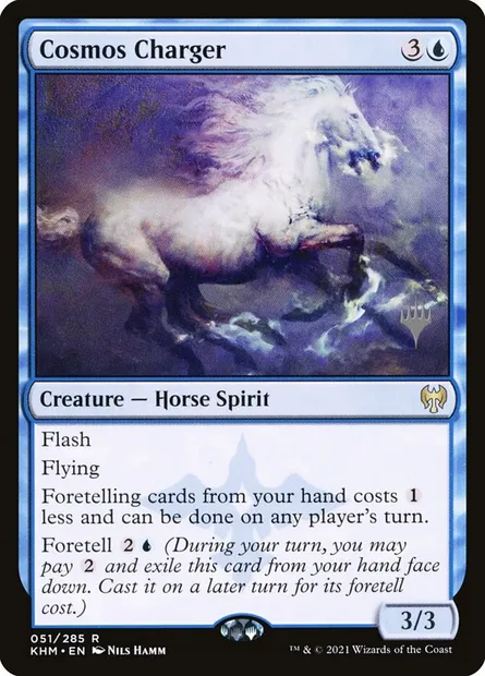 Cosmos Charger, Magic card PKHM 51p — Kaldheim Promos set