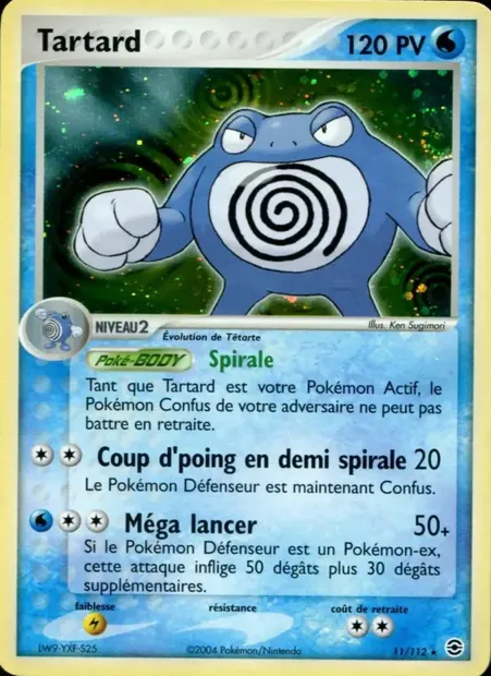 Tartard, carte Pokémon RG 11 — extension EX Rouge Feu & Vert Feuille