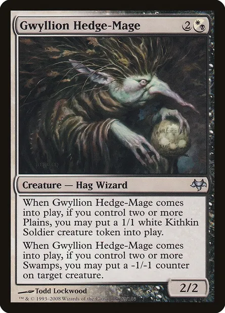 Gwyllion Hedge-Mage, Magic card EVE 89 — Eventide set