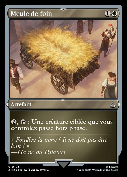 Meule de foin, carte Magic ACR 175 — extension Assassin's Creed
