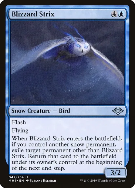 Blizzard Strix, Magic card MH1 42 — Modern Horizons set