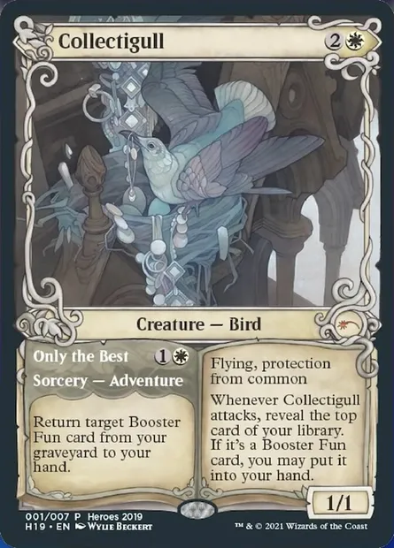 Collectigull // Only the Best, Magic card PH19 1 — 2019 Heroes of the Realm set