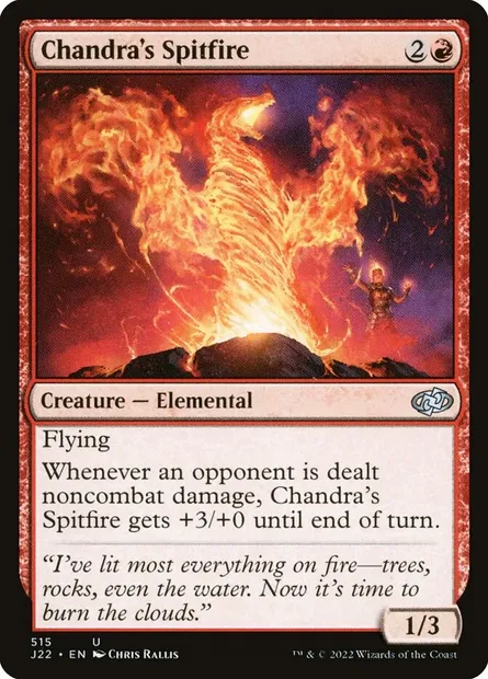 Chandra's Spitfire, Magic card J22 515 — Jumpstart 2022 set