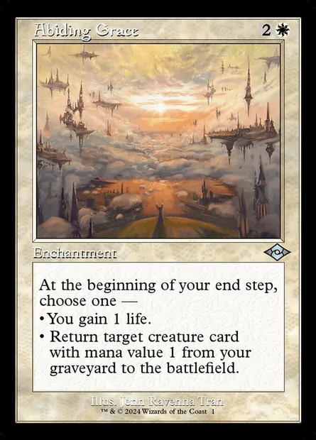 Abiding Grace, Magic card H2R 1 — Modern Horizons 2 Timeshifts set