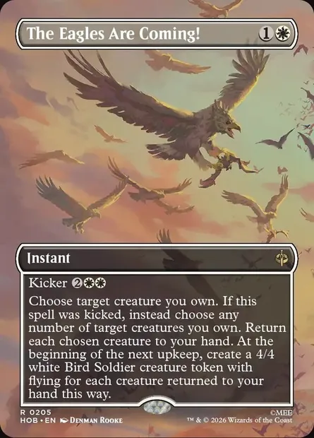The Eagles Are Coming!, Magic card HOB 205 — The Hobbit set