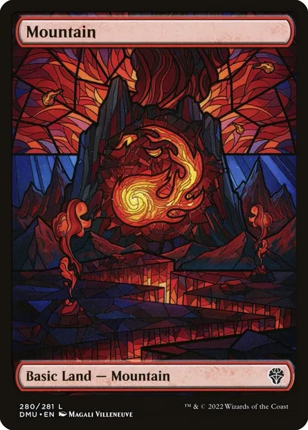 Mountain, Magic card DMU 280 — Dominaria United set