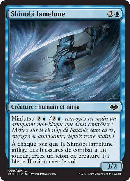Shinobi lamelune, carte Magic MH1 59 — extension Horizons du Modern