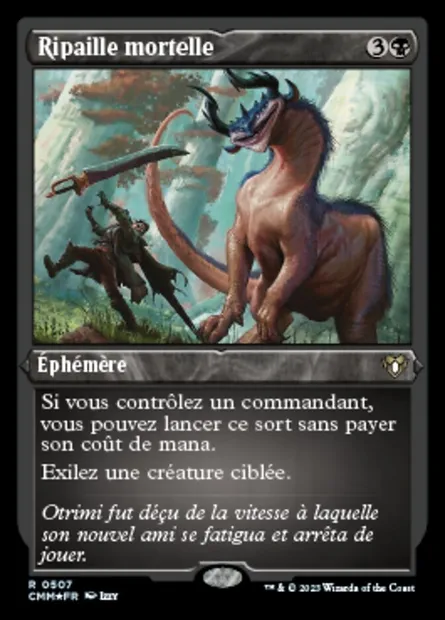 Ripaille mortelle, carte Magic CMM 507 — extension Commander Masters