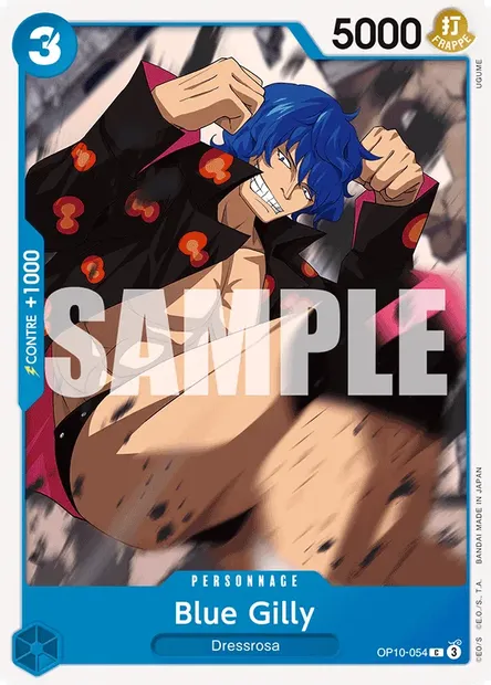 Blue Gilly, carte One Piece OP10-054 — extension SANG ROYAL