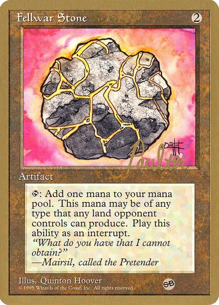 Fellwar Stone, Magic card PTC pp319sb — Pro Tour Collector Set set