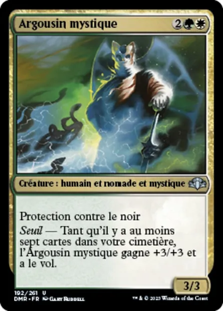 Argousin mystique, carte Magic DMR 192 — extension Dominaria Remastered