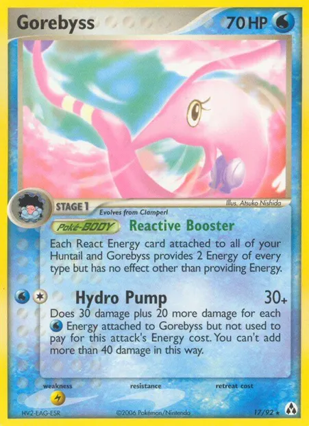 Gorebyss, Pokémon card LM 17 — Legend Maker set