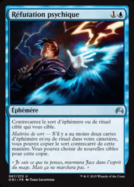 Réfutation psychique, carte Magic ORI 67 — extension Magic Origines