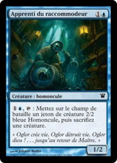 Apprenti du raccommodeur, carte Magic ISD 81 — extension Innistrad