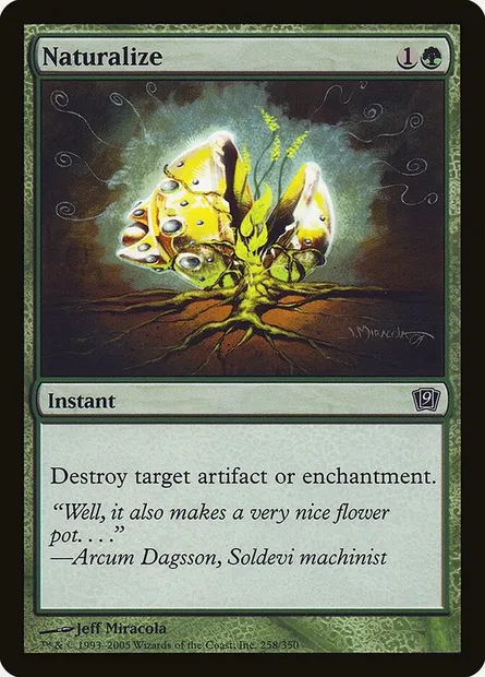 Naturalize, Magic card 9ED 258★ — Ninth Edition set