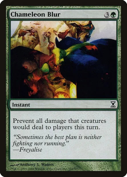 Chameleon Blur, Magic card TSP 192 — Time Spiral set