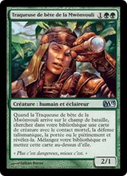 Traqueuse de bête de la Mwônvouli, carte Magic M13 177 — extension Magic 2013