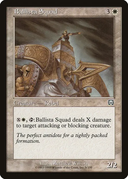 Ballista Squad, Magic card MMQ 5 — Mercadian Masques set