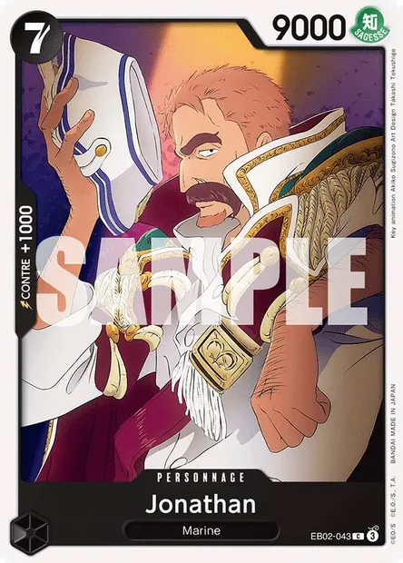 Jonathan, carte One Piece EB02-043 — extension Anime 25th Collection