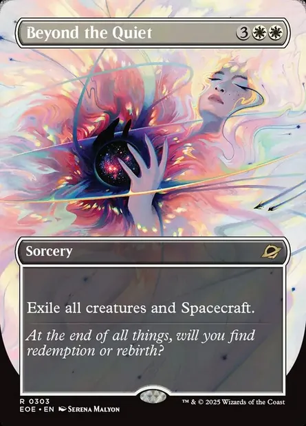 Beyond the Quiet, Magic card EOE 303 — Edge of Eternities set