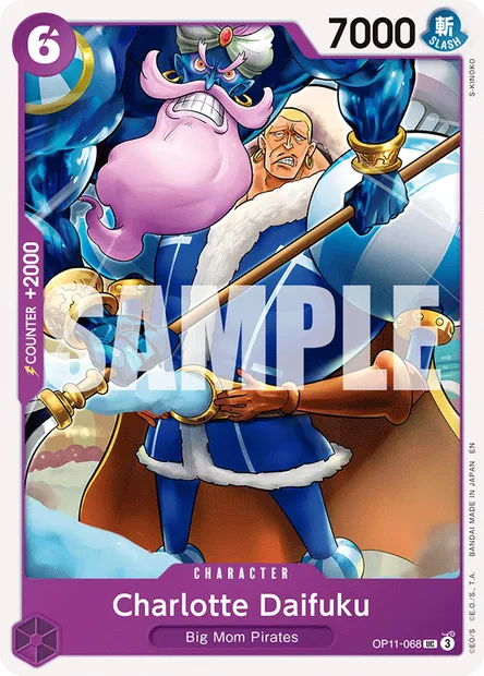 Charlotte Daifuku, One Piece card OP11-068 — A FIST OF DIVINE SPEED set