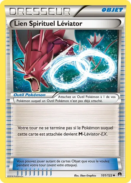 Lien Spirituel Léviator, carte Pokémon BKP 101 — extension Rupture Turbo
