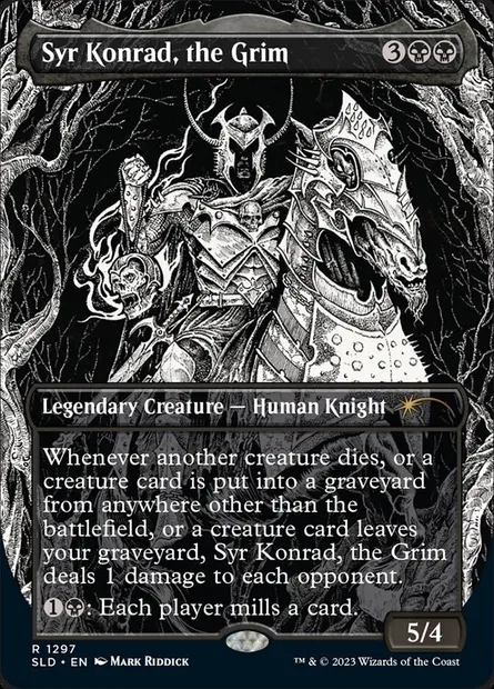 Syr Konrad, the Grim, Magic card SLD 1297 — Secret Lair Drop set