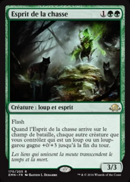 Esprit de la chasse, carte Magic EMN 170 — extension La lune hermétique