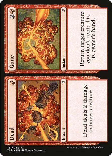 Dead // Gone, Magic card TSR 161 — Time Spiral Remastered set