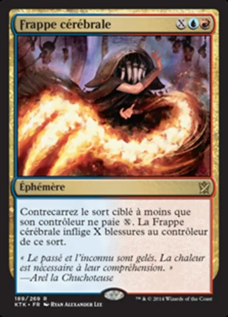 Frappe cérébrale, carte Magic KTK 189 — extension Les Khans de Tarkir