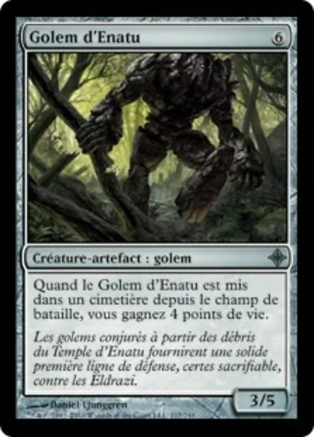 Golem d'Enatu, carte Magic ROE 217 — extension L'ascension des Eldrazi