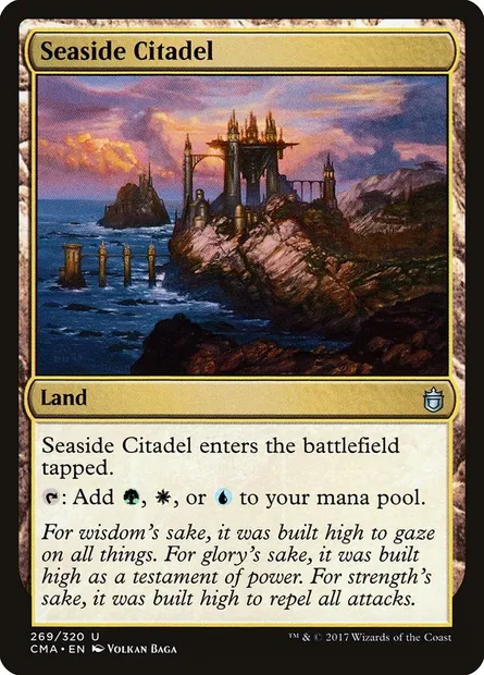 Seaside Citadel, Magic card CMA 269 — Commander Anthology set