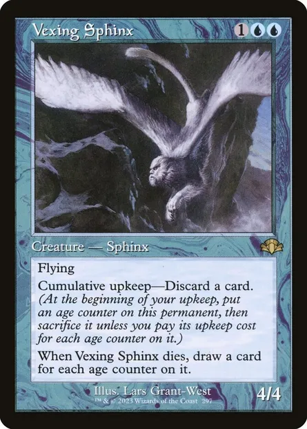 Vexing Sphinx, Magic card DMR 297 — Dominaria Remastered set