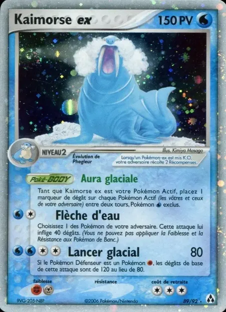 Kaimorse ex, carte Pokémon LM 89 — extension EX Créateurs de légendes