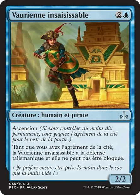 Vaurienne insaisissable, carte Magic RIX 55 — extension Les combattants d'Ixalan