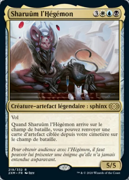 Sharuûm l'Hégémon, carte Magic 2XM 219 — extension Double Masters