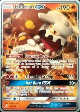 Heatran GX, carte Pokémon WCD19 025-2 — extension World Championship Decks 2019