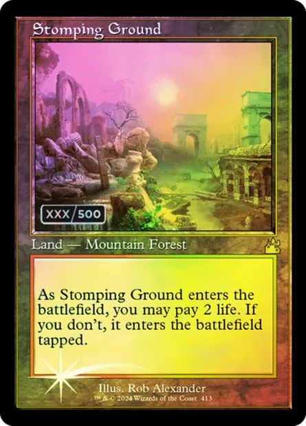 Stomping Ground, Magic card RVR 413z — Ravnica Remastered set