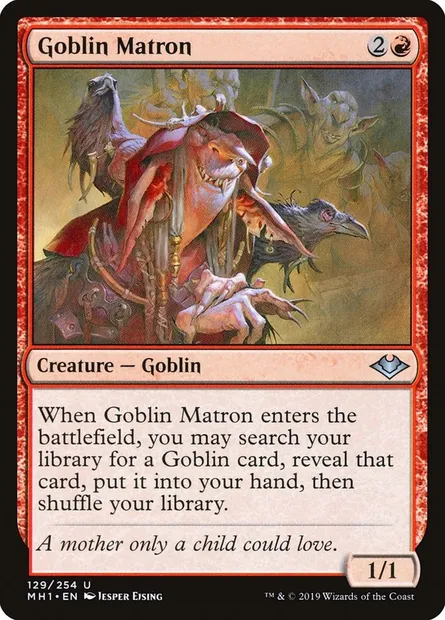 Goblin Matron, Magic card MH1 129 — Modern Horizons set