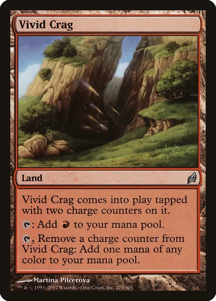 Vivid Crag, Magic card LRW 275 — Lorwyn set