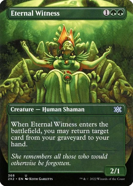 Eternal Witness, Magic card 2X2 368 — Double Masters 2022 set