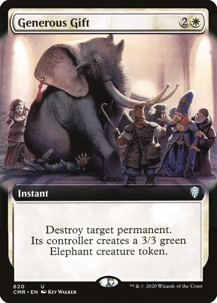 Generous Gift, Magic card CMR 620 — Commander Legends set