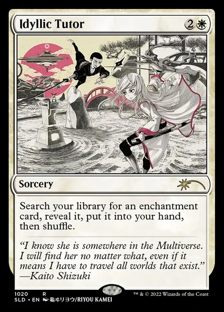 Précepteur idyllique, carte Magic SLD 1020 — extension Secret Lair Drop
