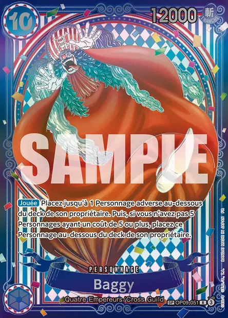 Baggy, carte One Piece OP09-051 — extension LES NOUVEAUX EMPEREURS