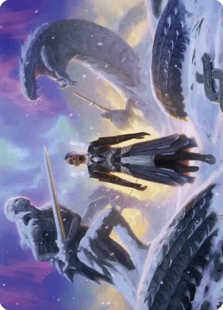 Search for Glory // Search for Glory, Magic card AKHM 7 — Kaldheim Art Series set